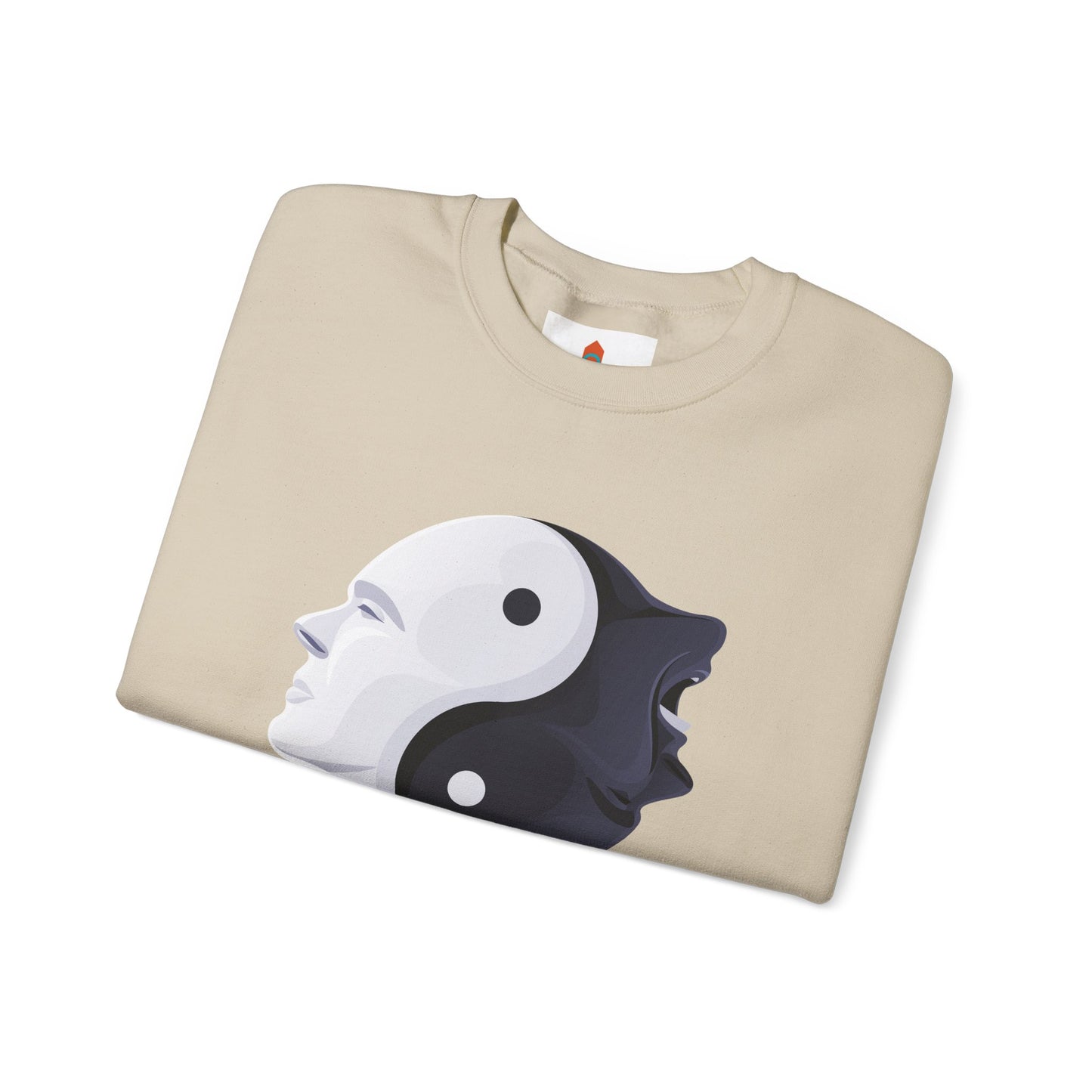 Yin Yang Two Faces Sweatshirt