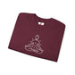 White Chakra Design Sweatshirt