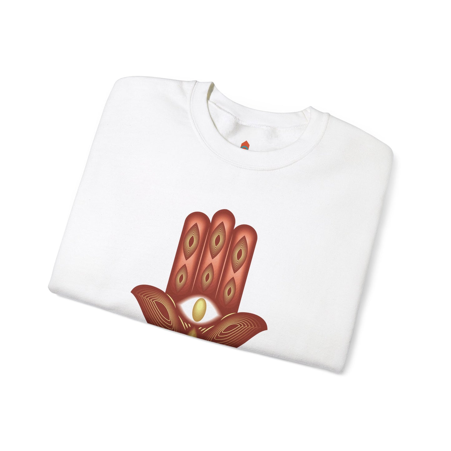 Colorful Hamsa Lotus Sweatshirt