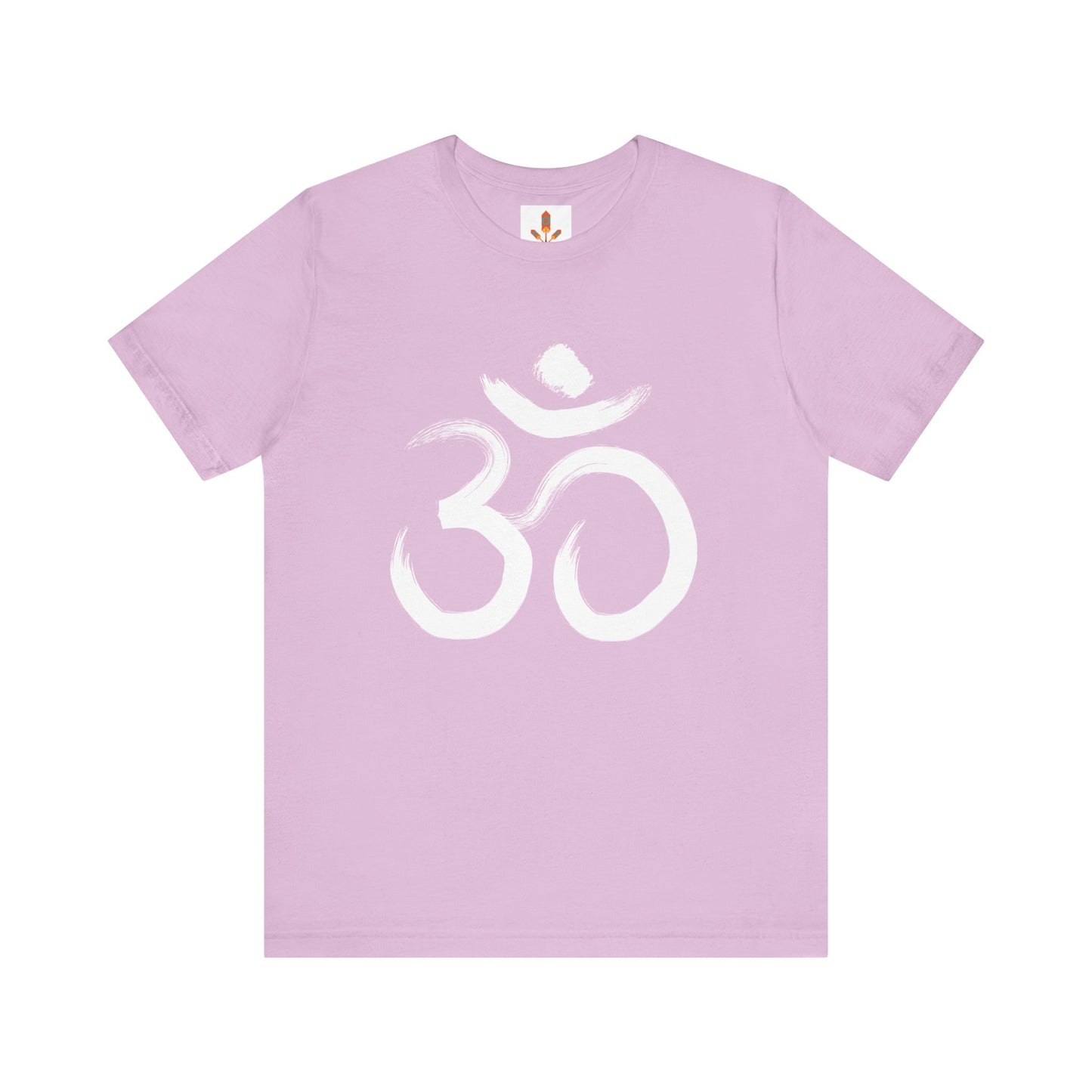 White Om Drawing T-shirt