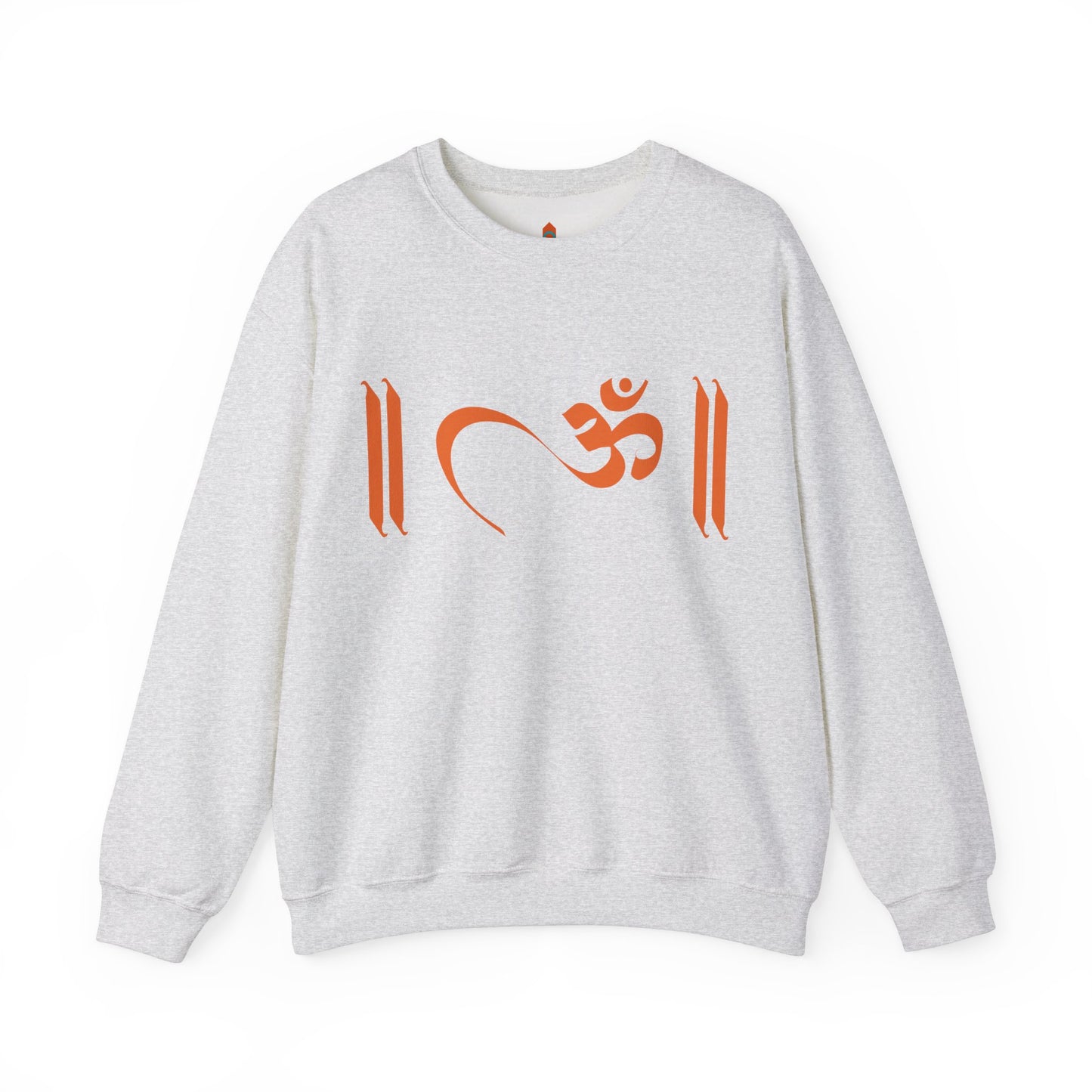 Om Written in Orange Sweatshirt