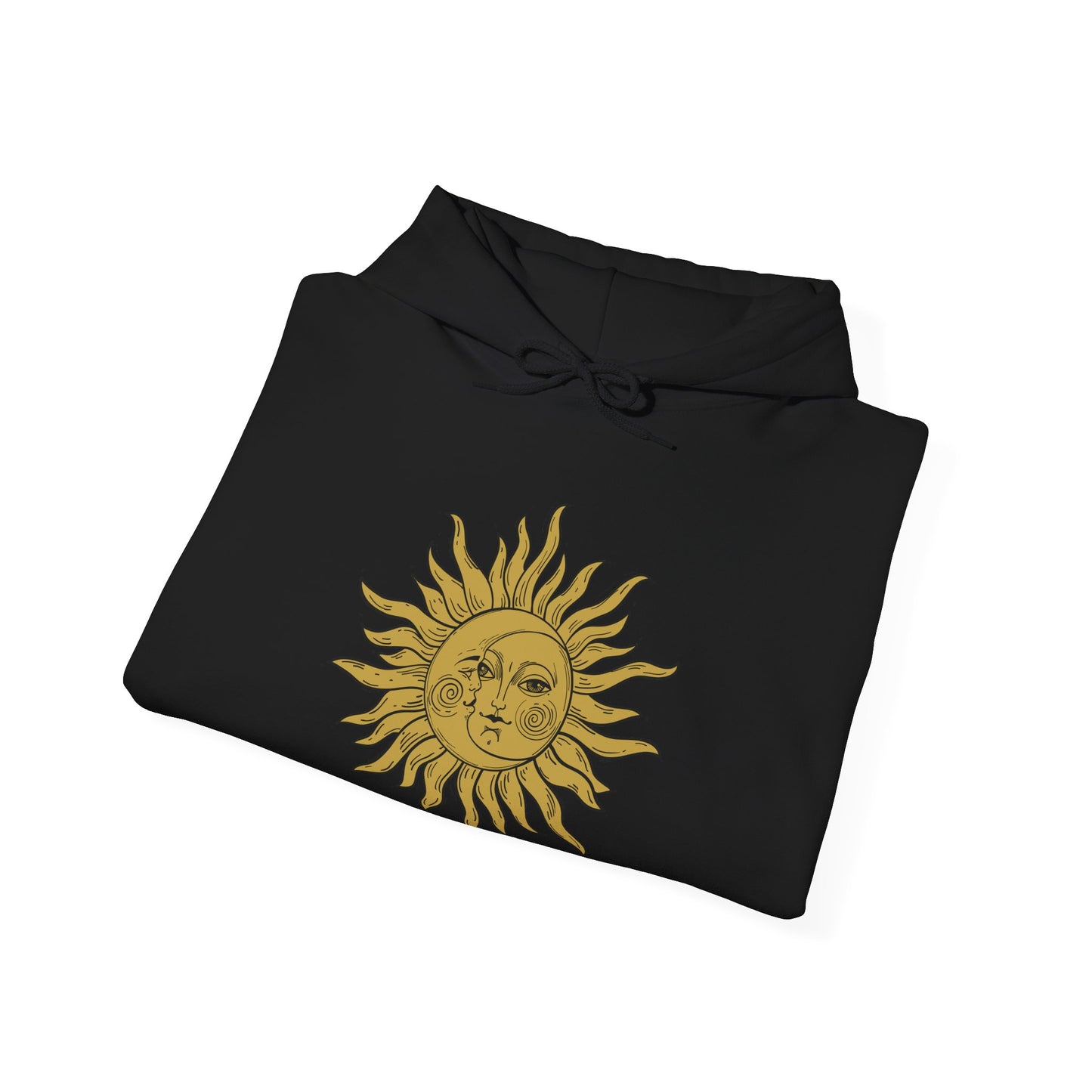 Sun and Moon Design Hoodie