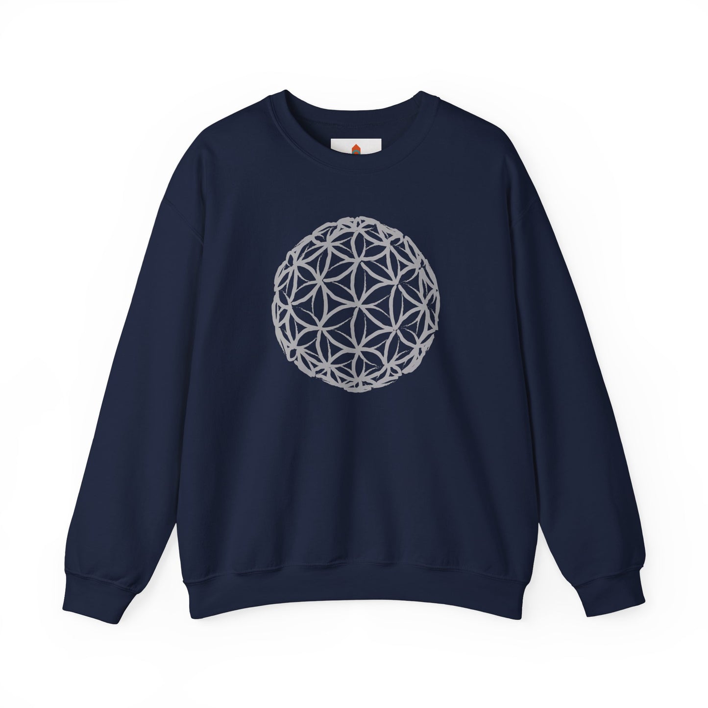 Silver Flower of Life Sweatshirt