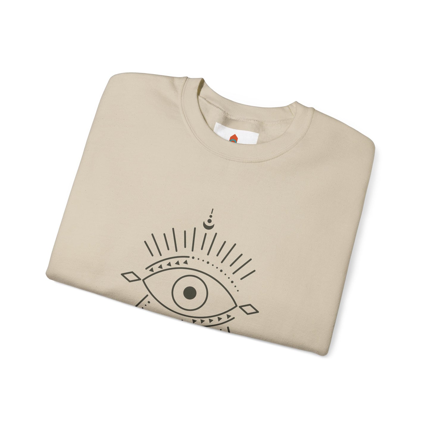 Pyramid and Evil Eye Design Sweatshirt