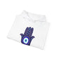 Blue Hamsa Hand Hoodie