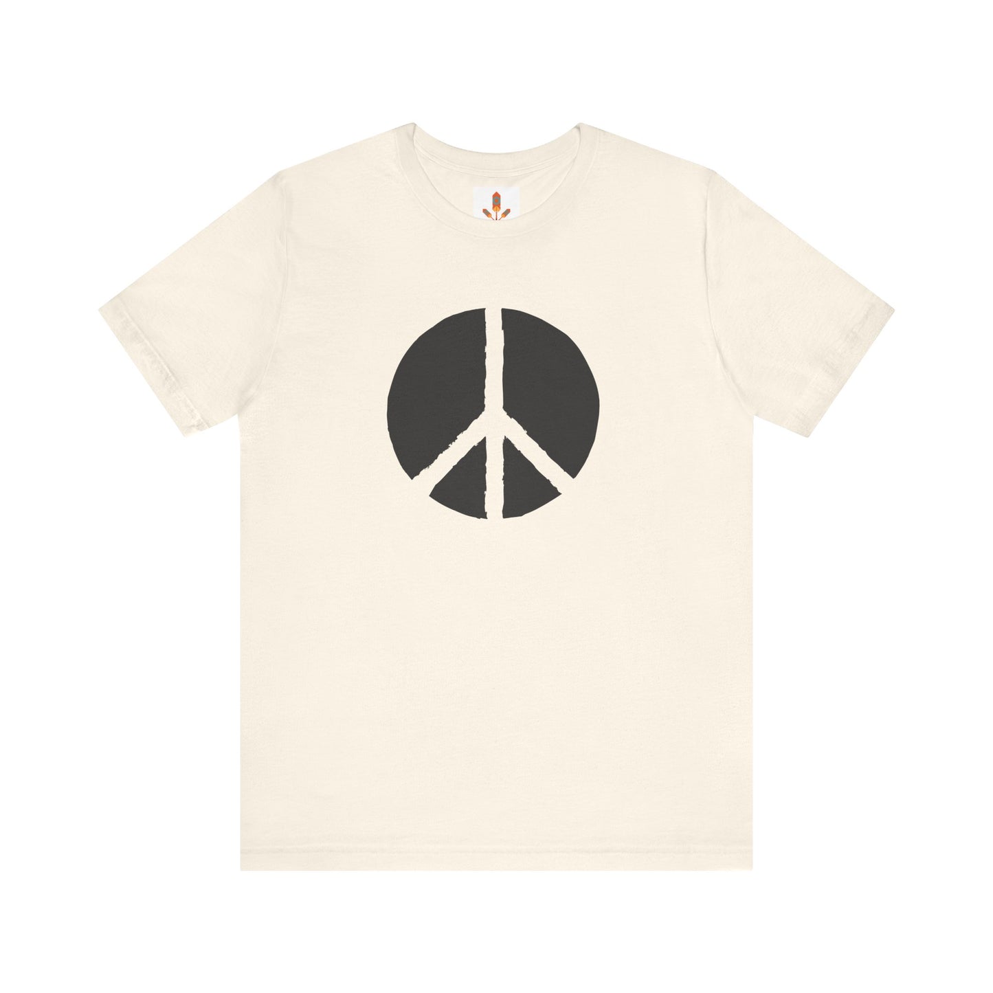 Simple Peace Sign Design T-shirt