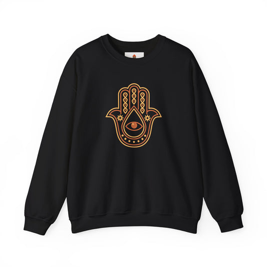 Brown Hamsa Hand Sweatshirt