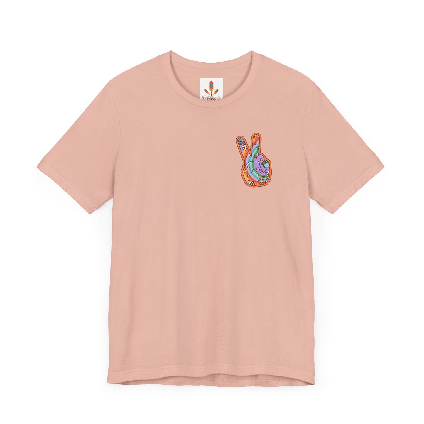 Hippie Peace Hand Sign T-shirt