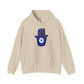 Blue Hamsa Hand Hoodie