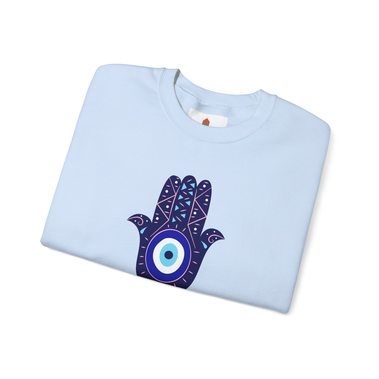 Blue Hamsa Hand Sweatshirt