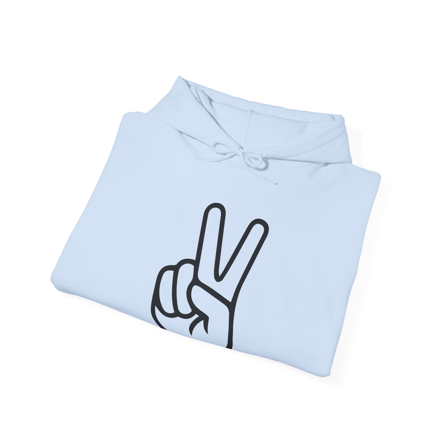 Simple Peace Hand Sign Hoodie