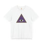 White Evil Eye and Pyramid T-shirt