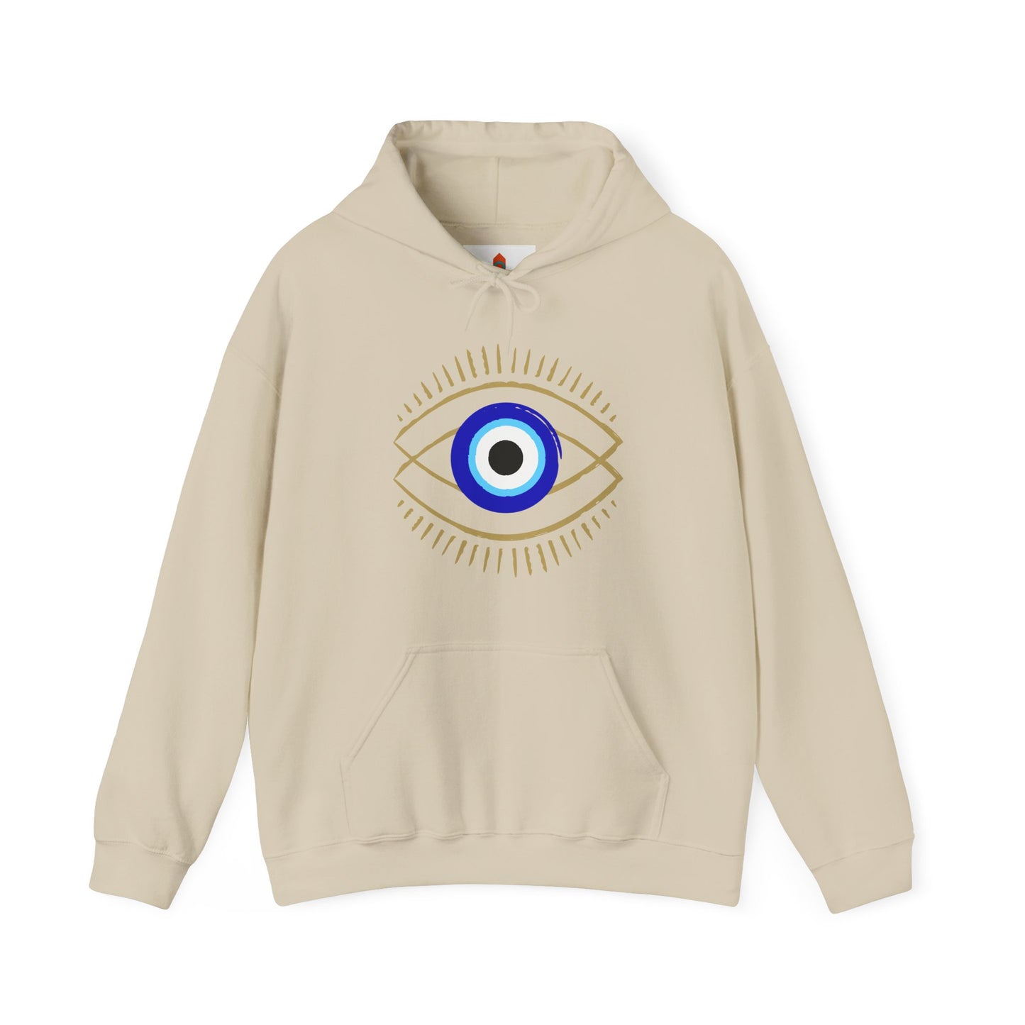 Blue Evil Eye Hoodie