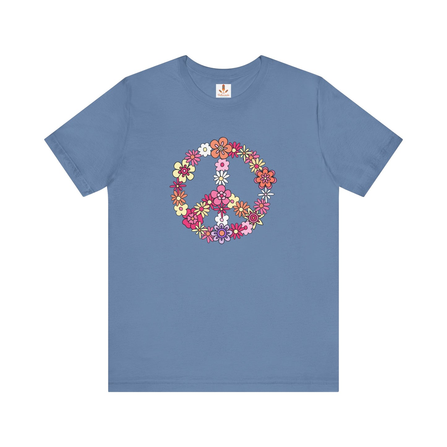 Peace Sign made from Flowers T-shirt