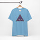 White Evil Eye and Pyramid T-shirt