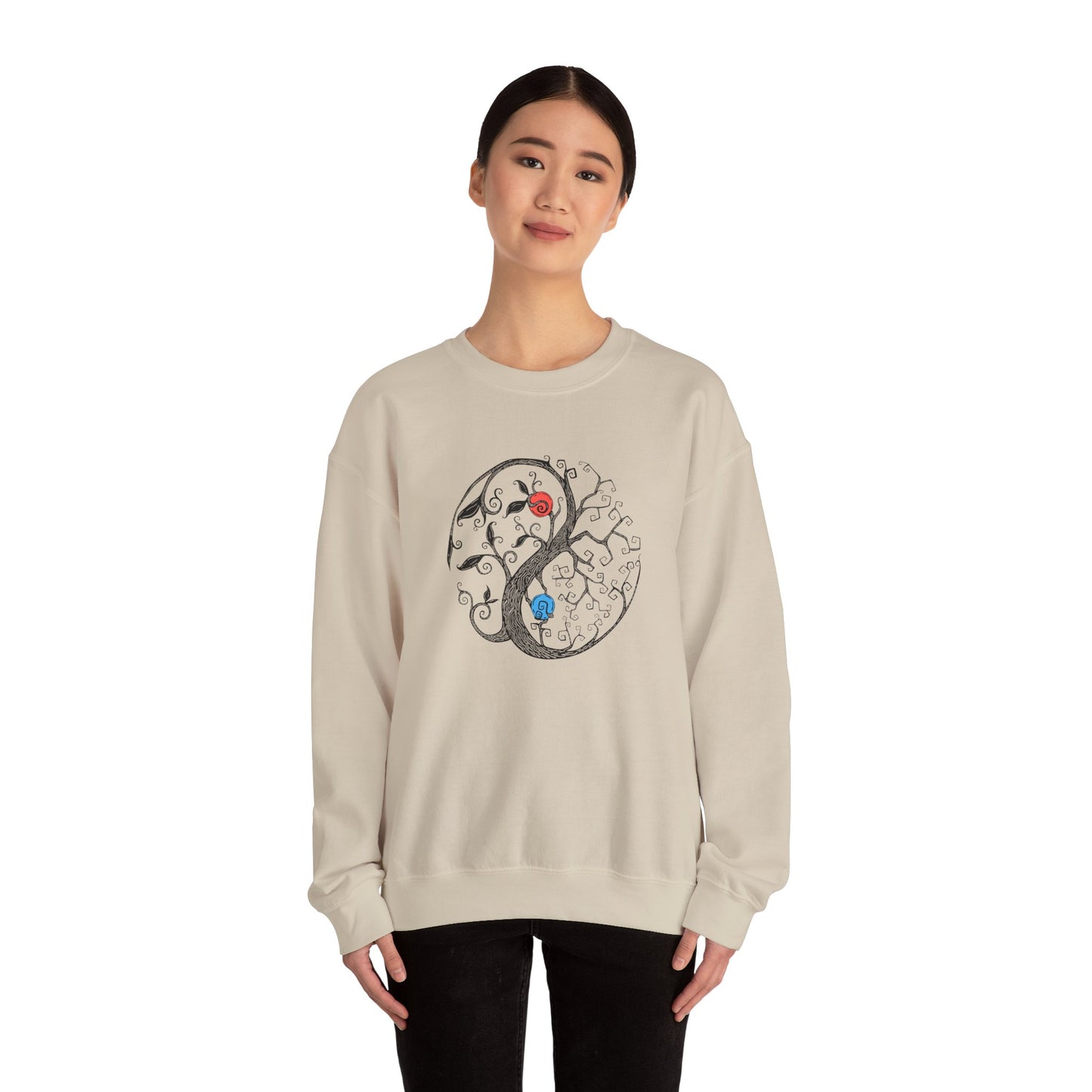 Tree of Life Yin Yang Sweatshirt