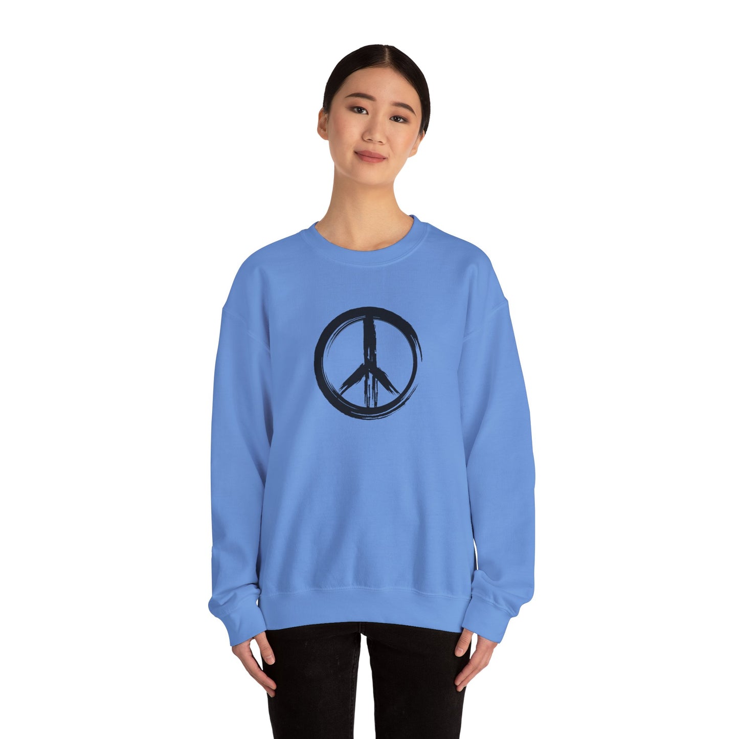 Brush Strokes Peace Sign Sweatshirt