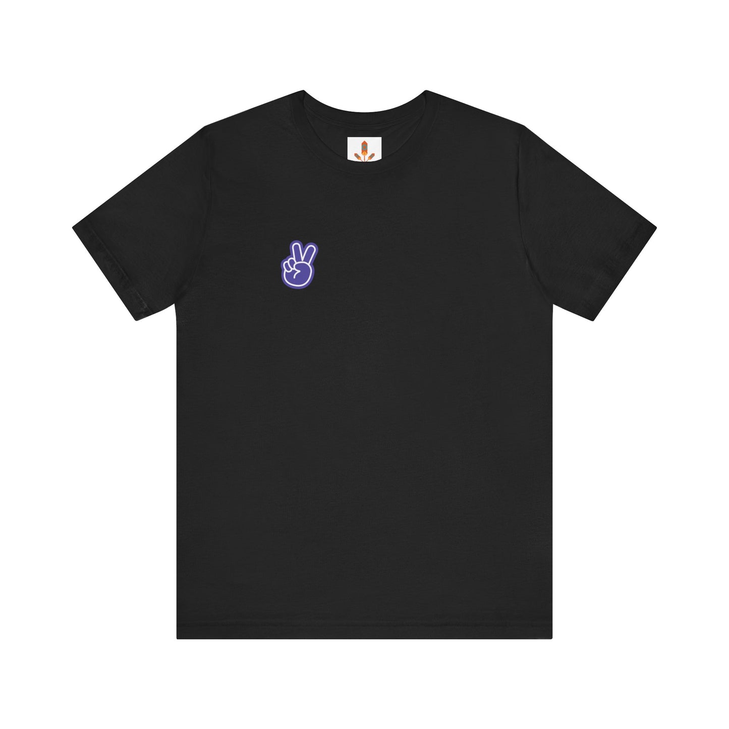 Purple Peace Hand Sign T-shirt