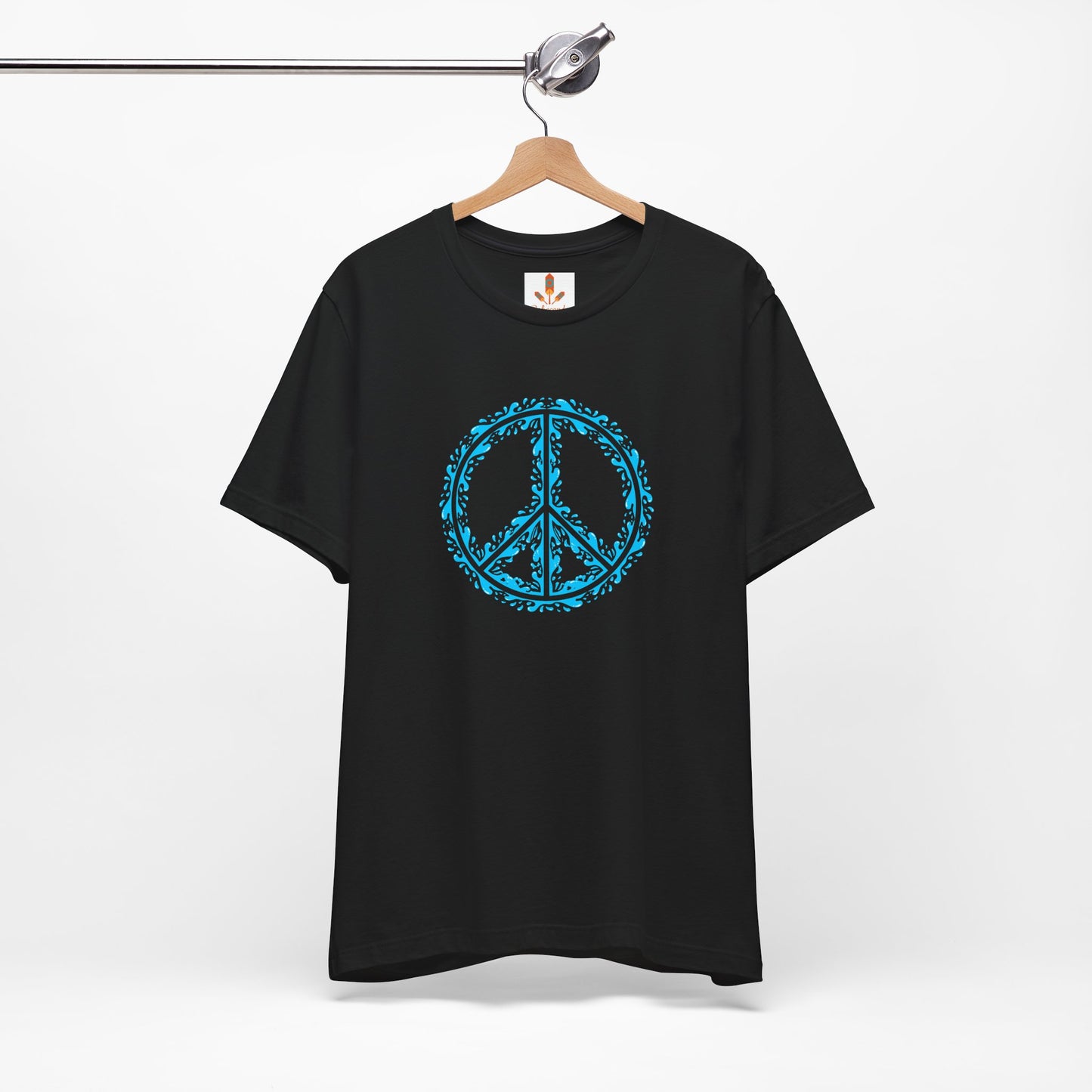 Peace Sign with Water Design T-shirt