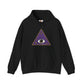 White Evil Eye and Pyramid Hoodie