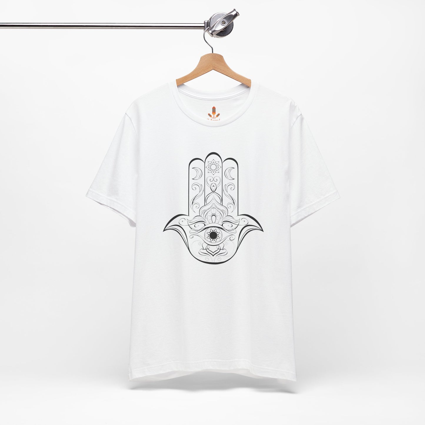 Hamsa Hand with Lotus Flower T-shirt