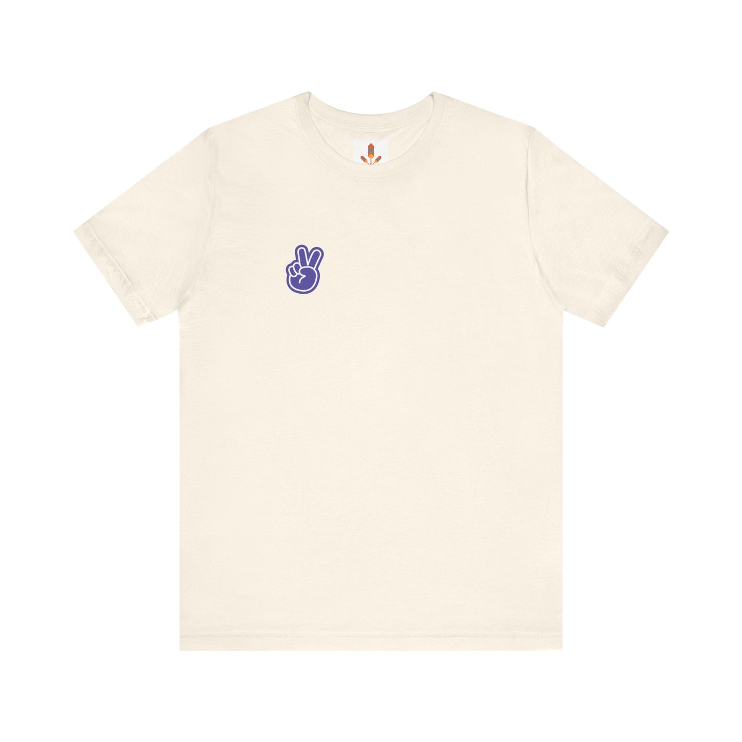 Purple Peace Hand Sign T-shirt