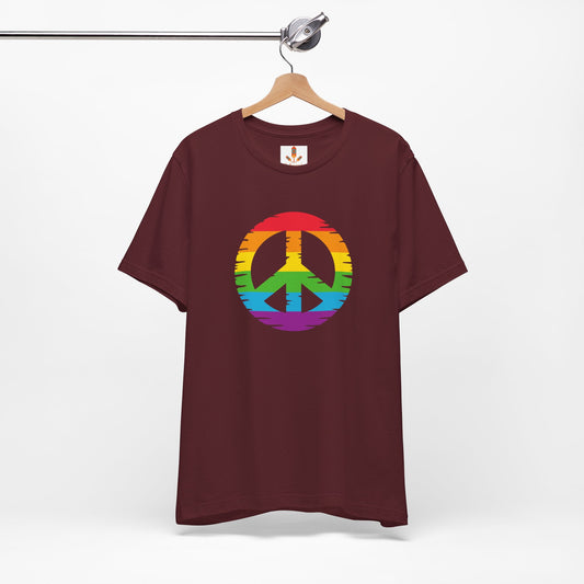 Rainbow Peace Sign T-shirt