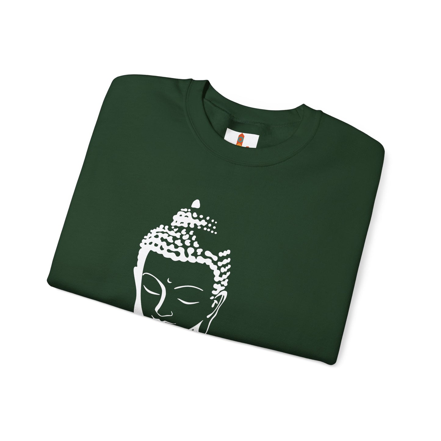 White Buddha Design Sweatshirt