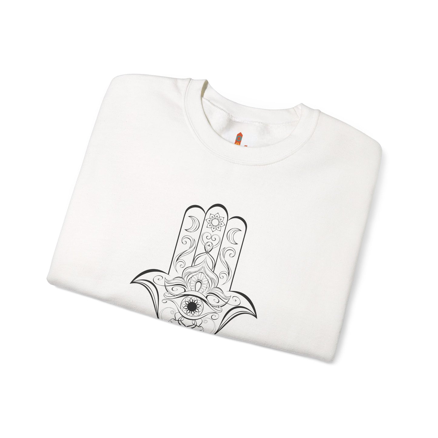 Hamsa Hand with Lotus Flower Sweatshirt