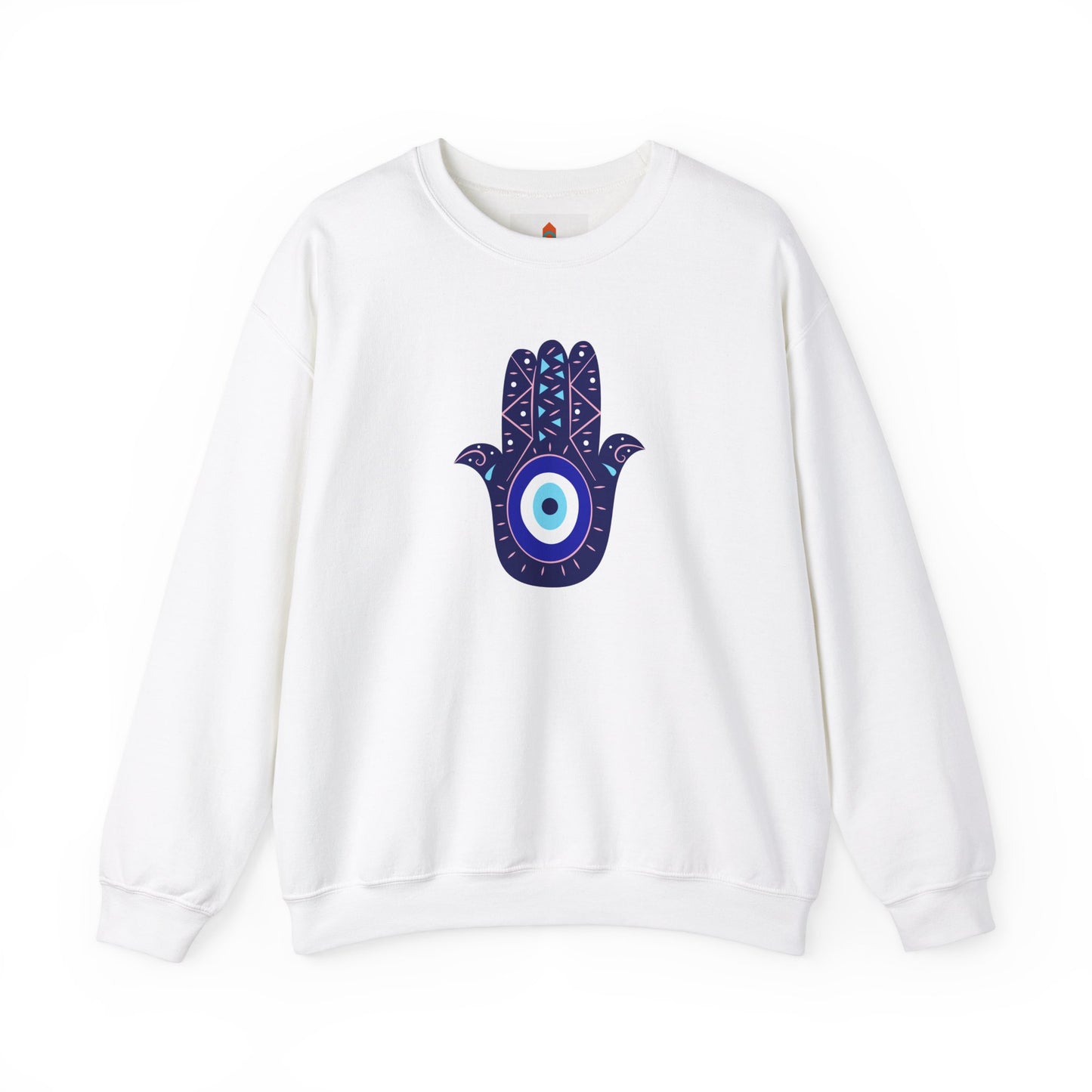 Blue Hamsa Hand Sweatshirt