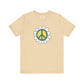 Peace Sign in White Flower T-shirt