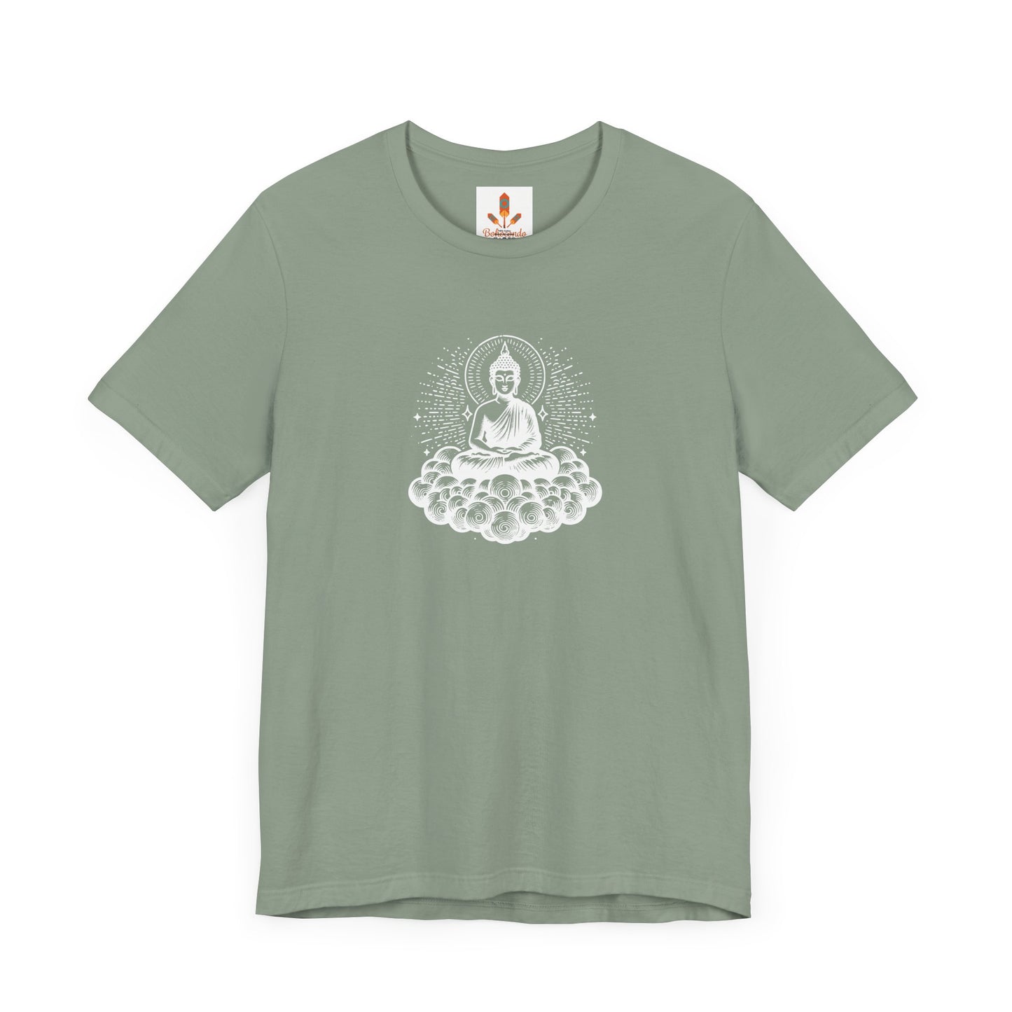 White Buddha Art T-shirt