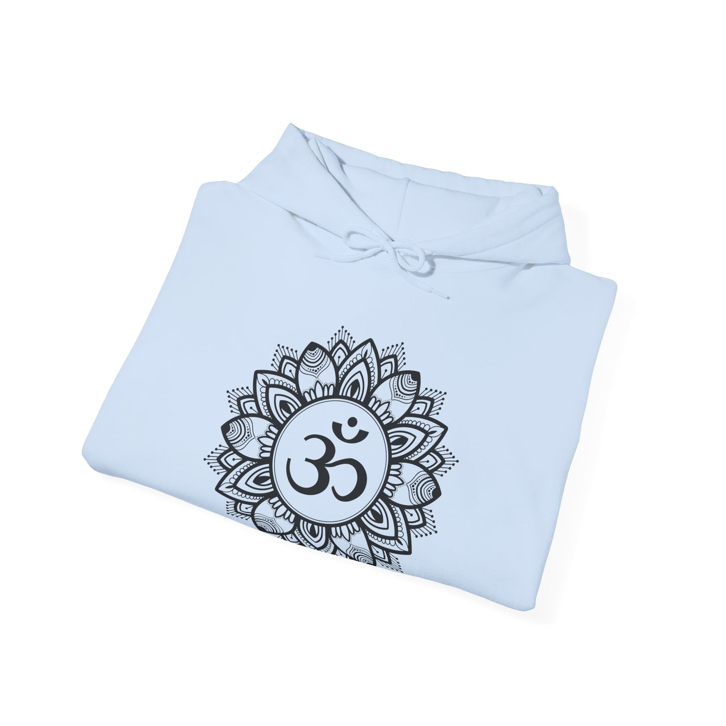 Om in Lotus Mandala Hoodie