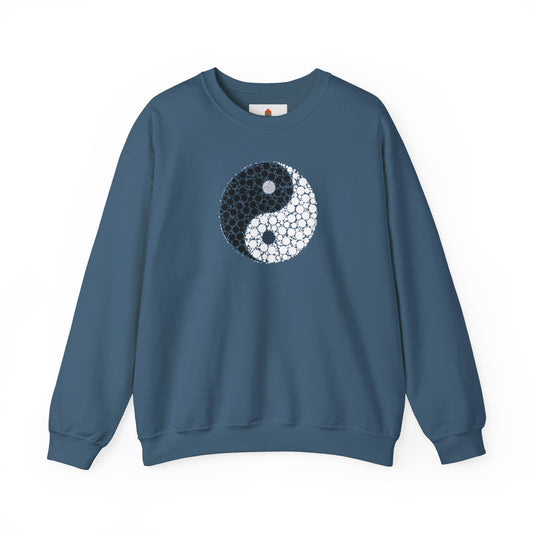 Yin Yang made with Dots Sweatshirt