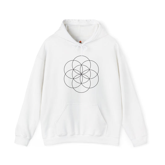 Minimalistic Flower of Life Hoodie