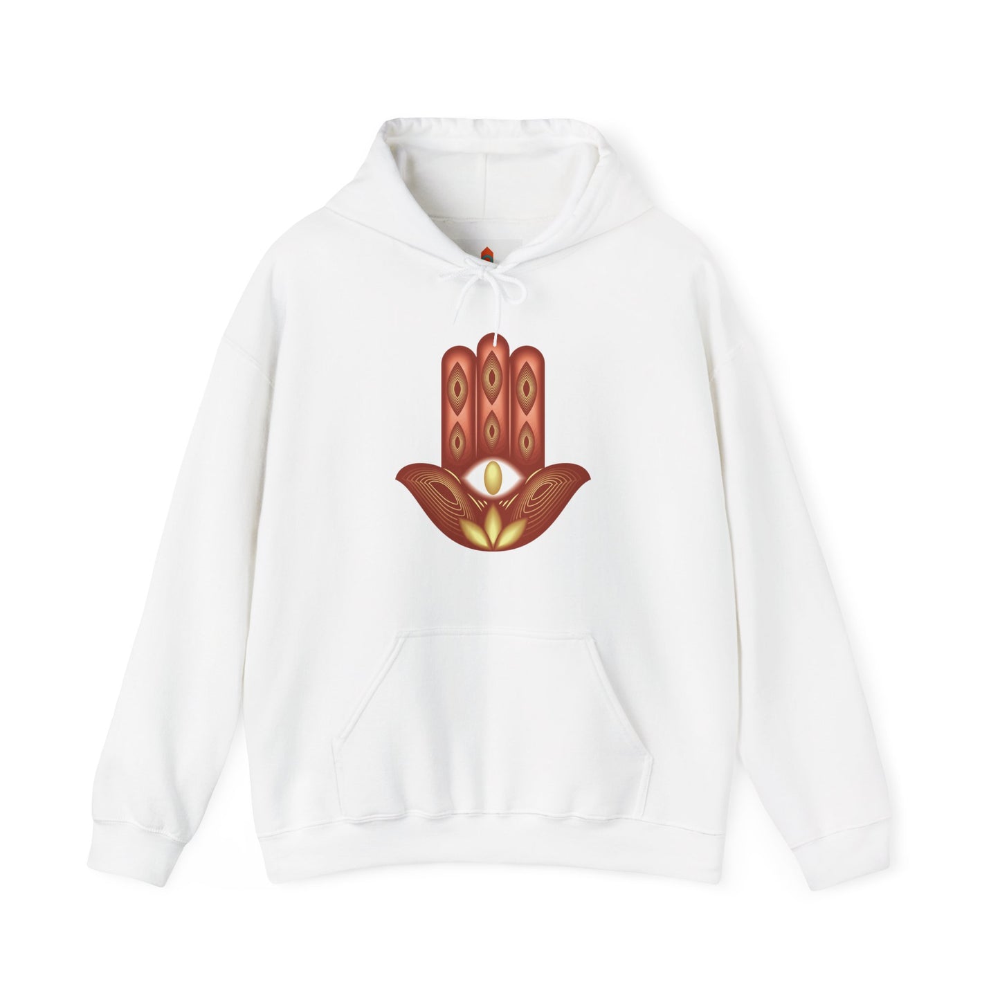 Colorful Hamsa Lotus Hoodie