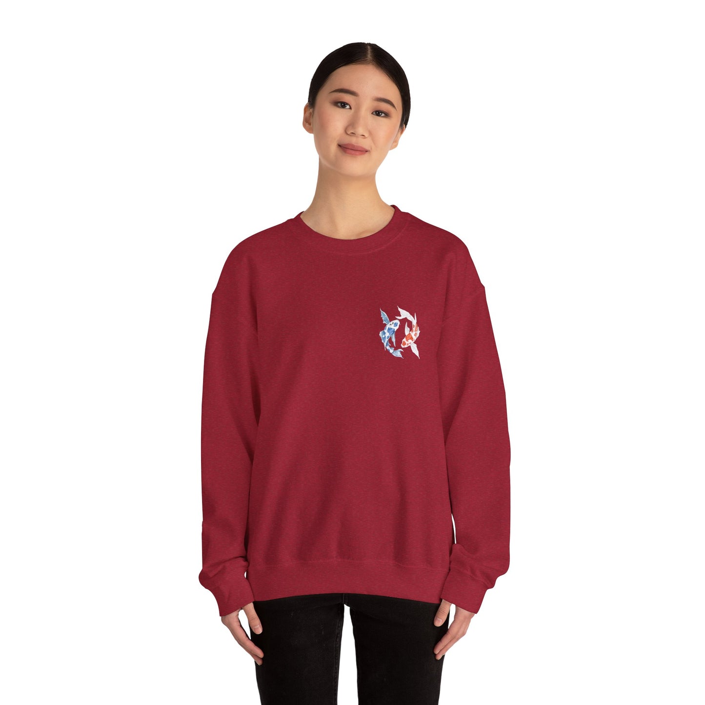 Colorful Yin and Yang Fish Sweatshirt