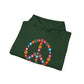 Peace Sign made of Flowers Hoodie