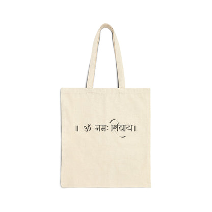 Om Mani Padme Hum Design Cotton Tote Bag