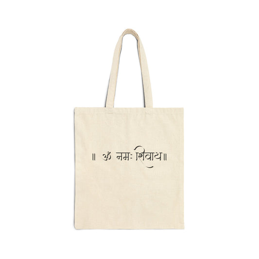 Om Mani Padme Hum Design Cotton Tote Bag