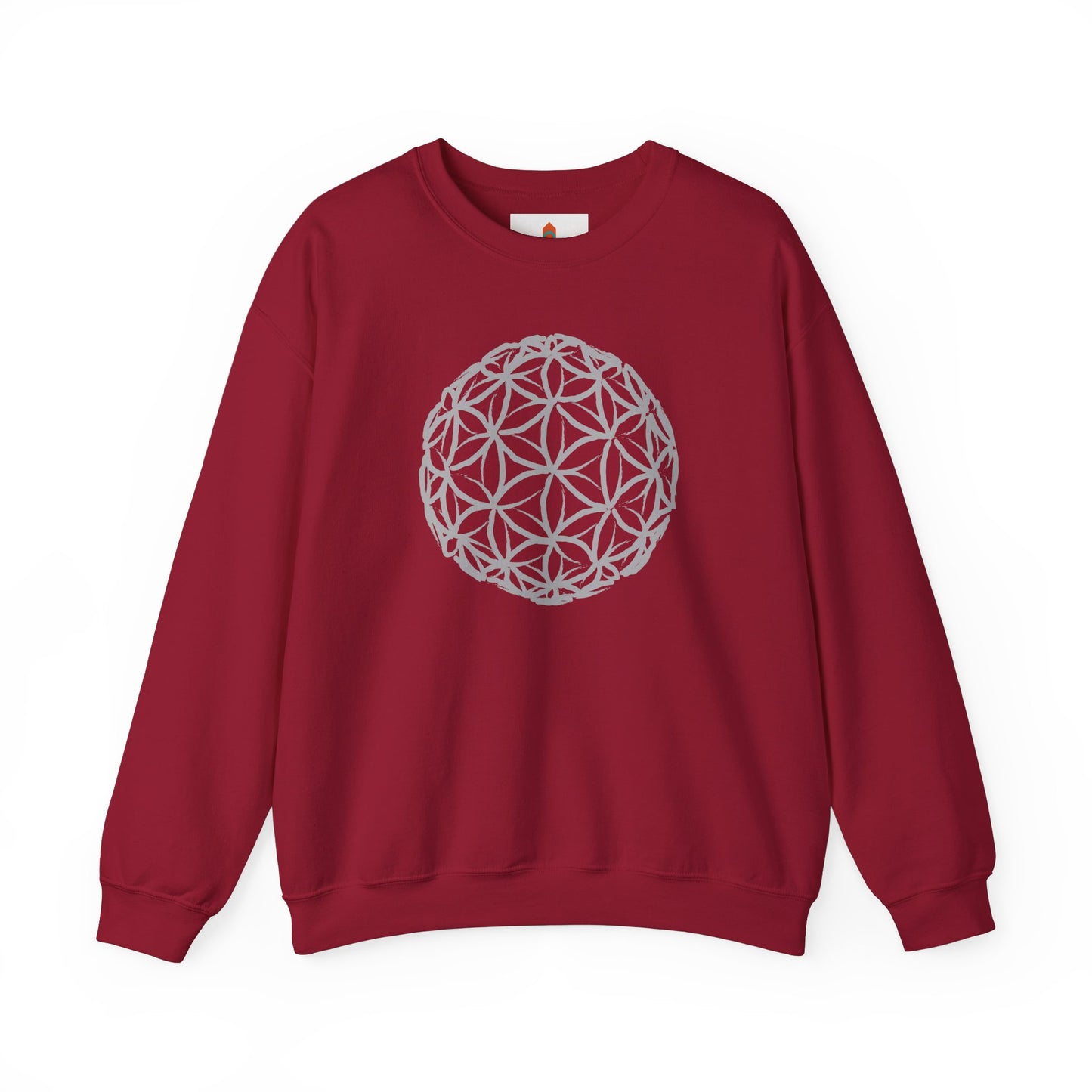 Silver Flower of Life Sweatshirt