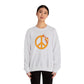 Peace Sign with Flowers Sweatshirt