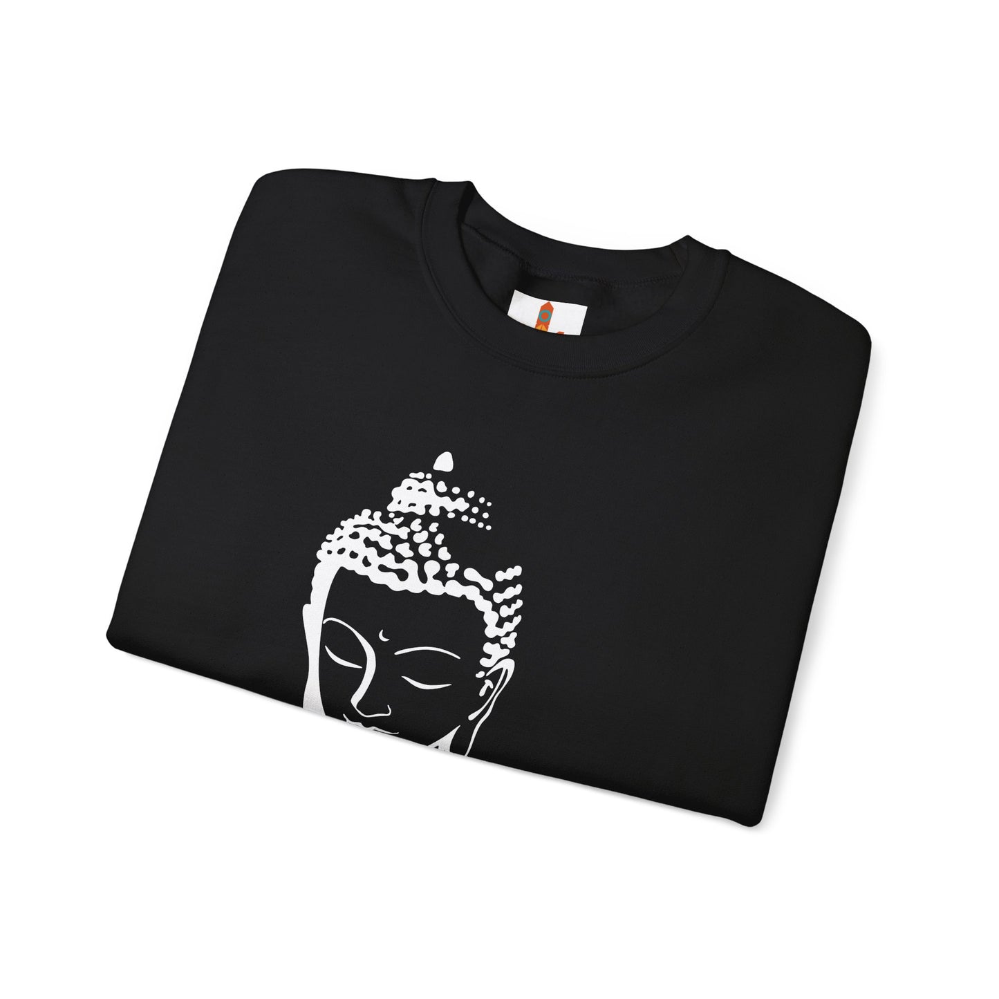 White Buddha Design Sweatshirt