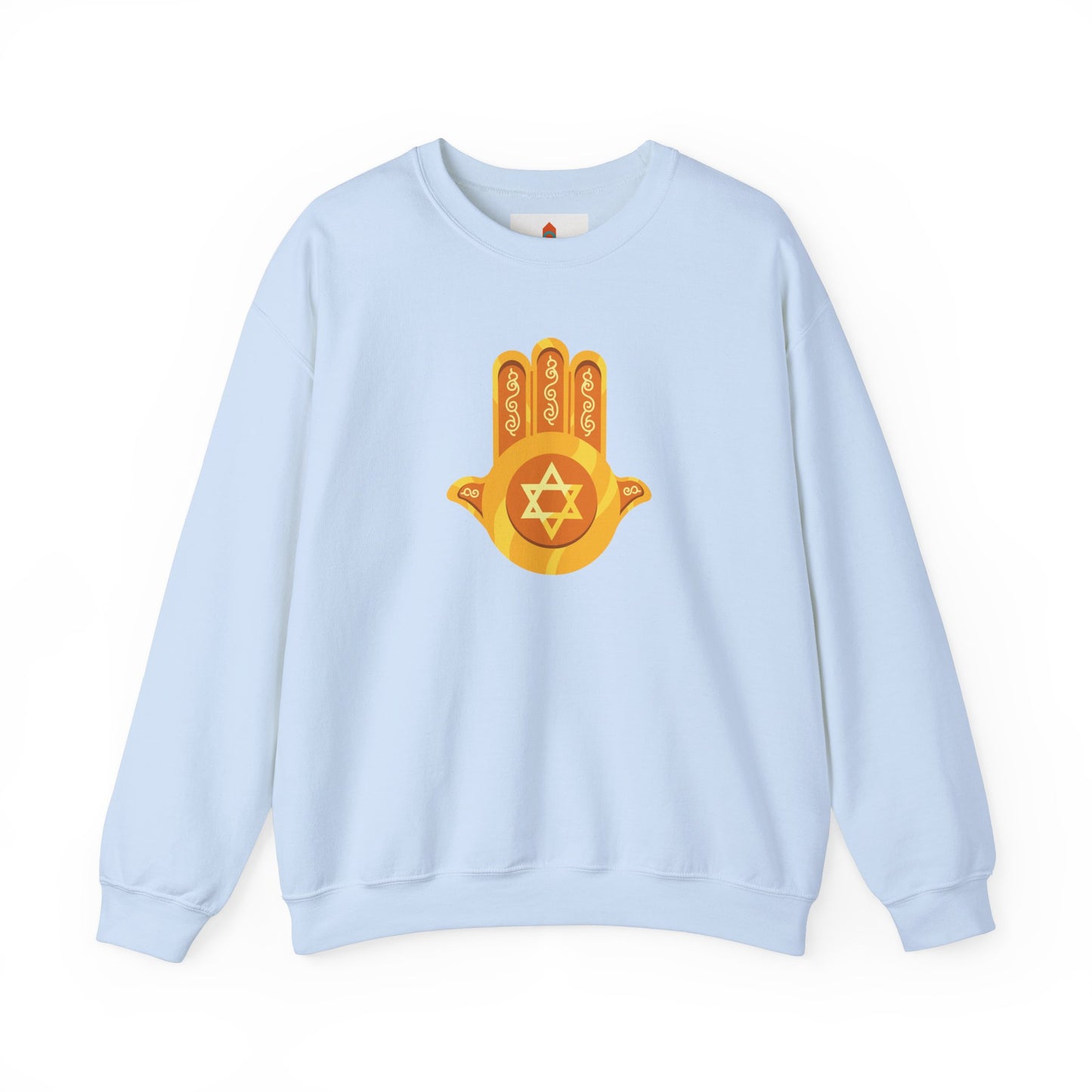 Golden Hamsa Hand with Star of David Sweatshirt