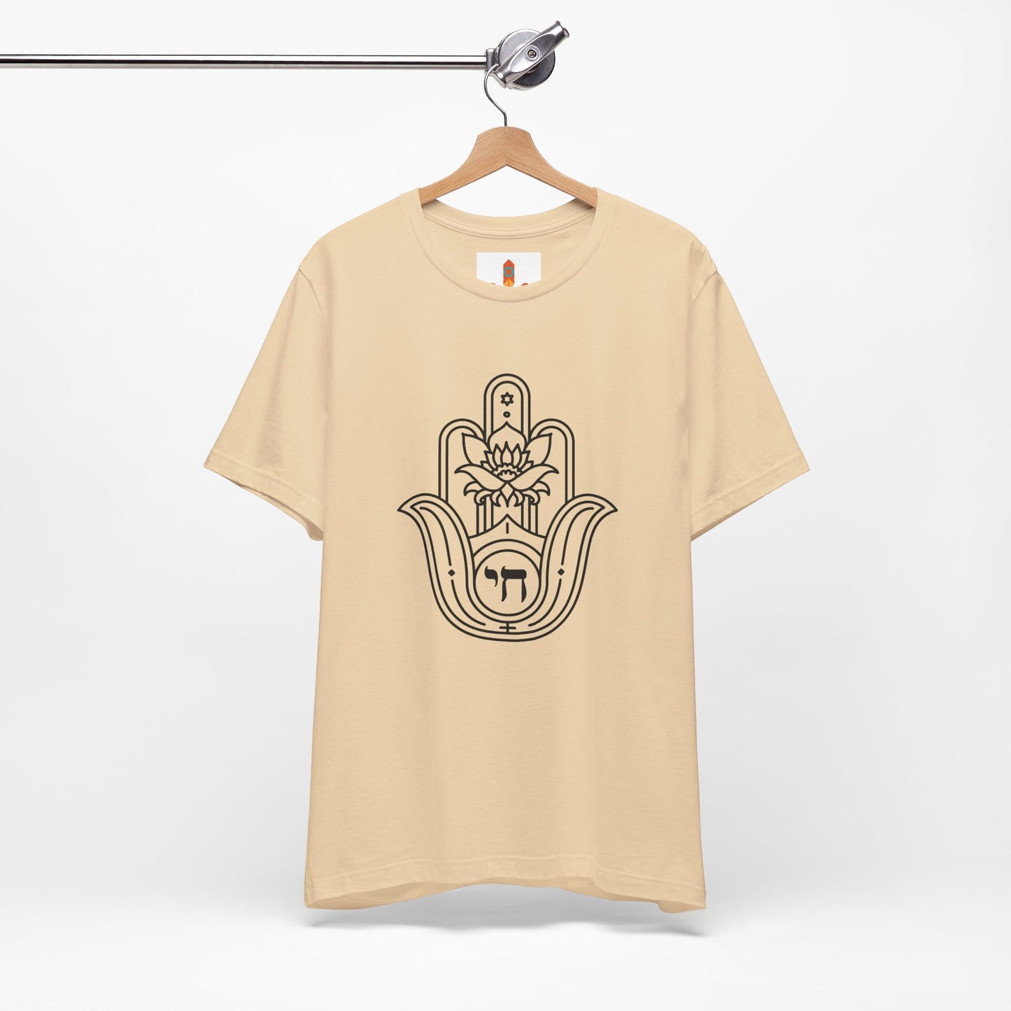 Hamsa Hand with Lotus Design T-shirt