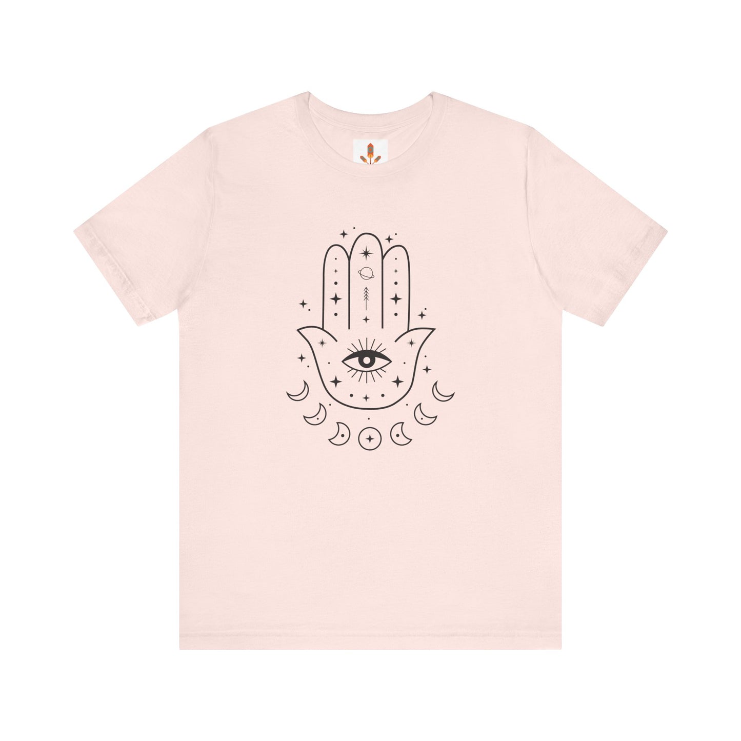 Hamsa Hand with Eye and Moon T-shirt