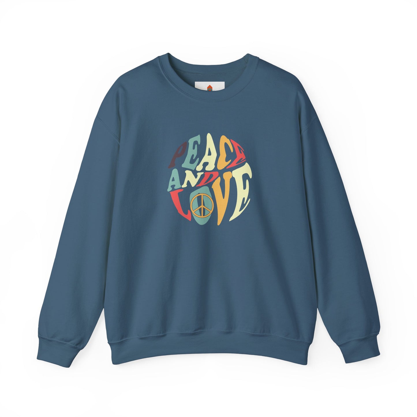 Peace and Love Design Sweatshirt