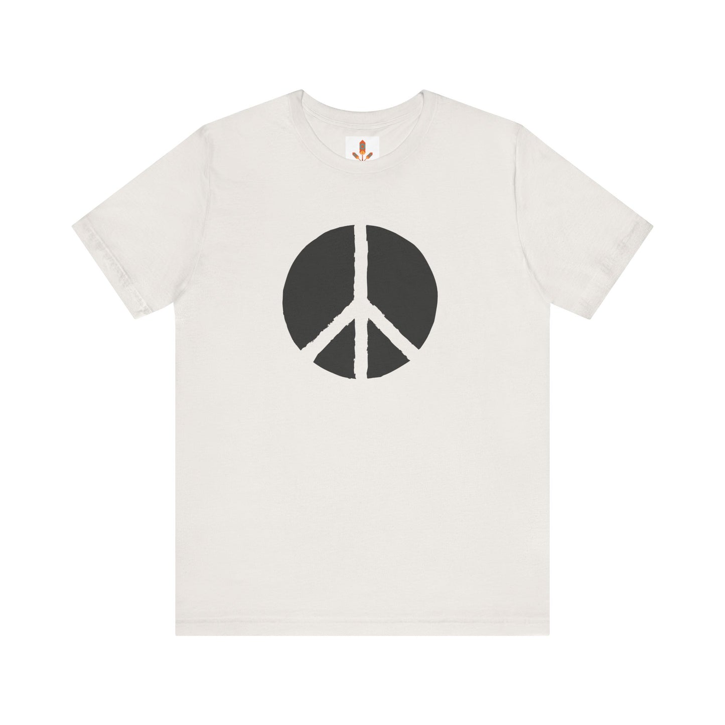 Simple Peace Sign Design T-shirt