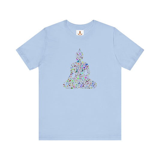 Colorful Buddha Design T-shirt