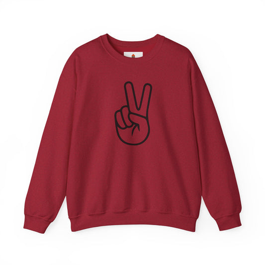 Simple Peace Hand Sign Sweatshirt